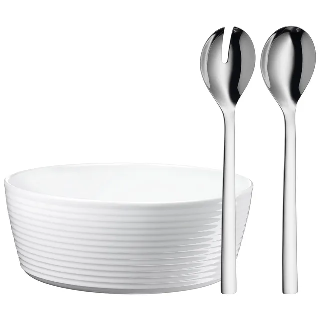 wmf-nuova-salatsch-ssel-set-3-teilig-salatbesteck-30-cm-mit-salatschale-25-cm-cr image 1