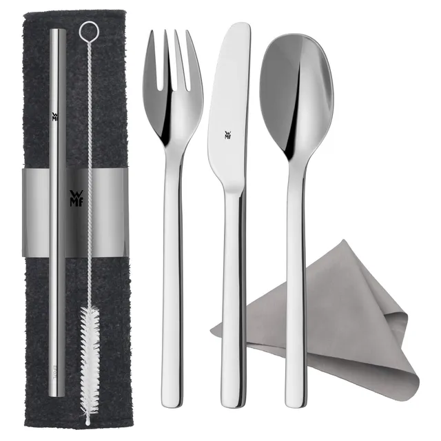 wmf-my2go-reisebesteck-set-8-teilig-outdoor-campingbesteck-1-person-mit-etui-tri image 1