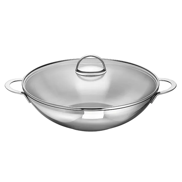 schulte-ufer-wok-wave-32-cm-mit-ablagegitter-66525-32-edelstahl-wok-f-r-alle-her image 1