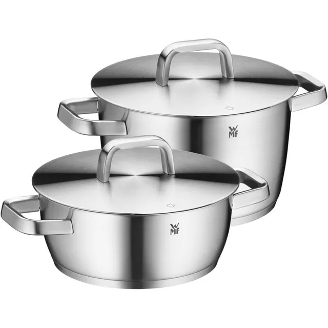 wmf-iconic-topfset-induktion-2-teilig-kochtopf-set-22-cm-mit-metalldeckeln-croma image 1