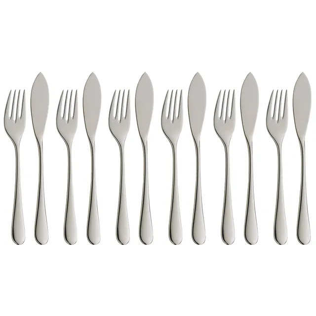 wmf-merit-fischbesteck-12-teilig-f-r-6-personen-cromargan-protect-edelstahl-poli image 1
