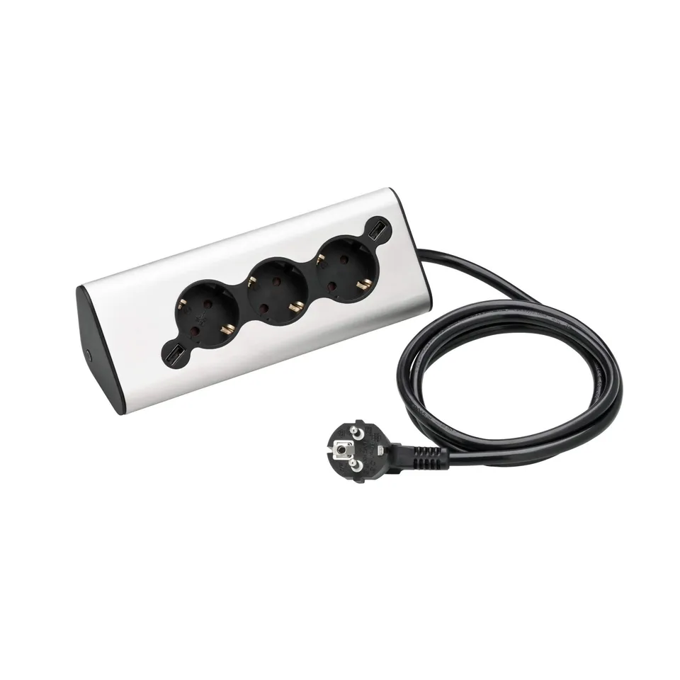 wmf-ambient-steckdosenleiste-k-che-multi-stecker-pro-mit-3-steckdosen-2-usb-ambi image 1