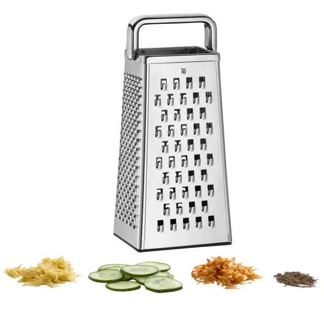 wmf-top-tools-vierkantreibe-4-seitig-kartoffelreibe-gurkenhobel-cromargan-edelst image 1