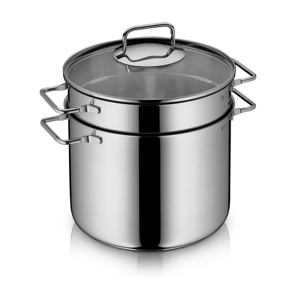 wmf-nudeltopf-mit-sieb-24-cm-induktion-7-l-spaghettitopf-mit-siebeinsatz-und-gla image 1