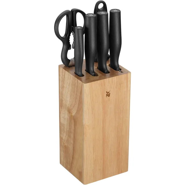 wmf-impulse-messerblock-set-7-teilig-mit-4-messern-k-chenschere-und-wetzstahl-ma image 1