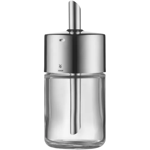 wmf-barista-zuckerstreuer-240g-zuckerspender-aus-glas-mit-cromargan-edelstahl-po image 1
