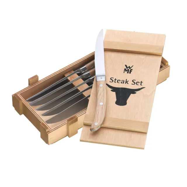 wmf-ranch-steakmesser-set-6-teilig-geschmiedeter-spezialklingenstahl-mit-wellens image 1
