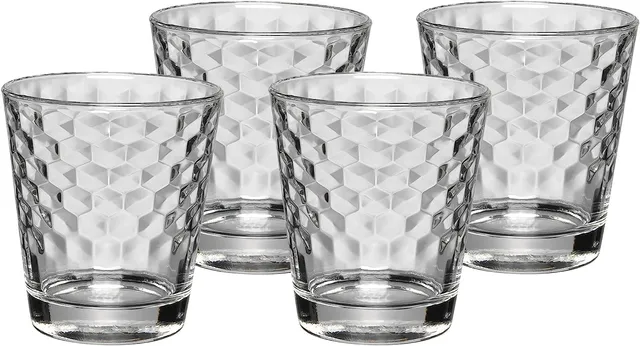 wmf-coffeetime-wassergl-ser-set-4-teilig-tumbler-265-ml-mit-wabenmuster-hitzebes image 1