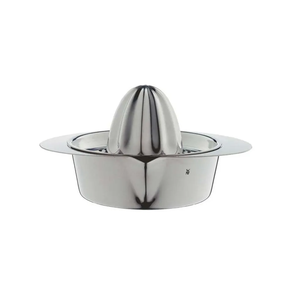 wmf-gourmet-zitronenpresse-edelstahl-13-cm-manuelle-zitruspresse-mit-ausgie-er-u image 1