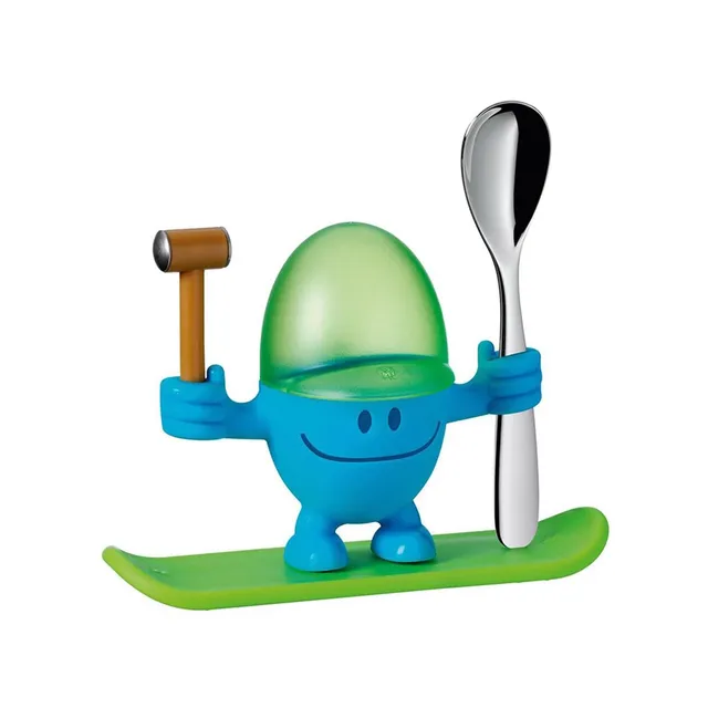 wmf-mcegg-eierbecher-mit-l-ffel-kunststoff-cromargan-edelstahl-poliert-sp-lmasch image 1