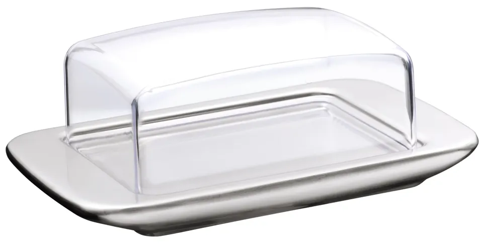 wmf-loft-brunch-butterdose-mit-kunststoffhaube-cromargan-edelstahl-mattiert-11-5 image 1