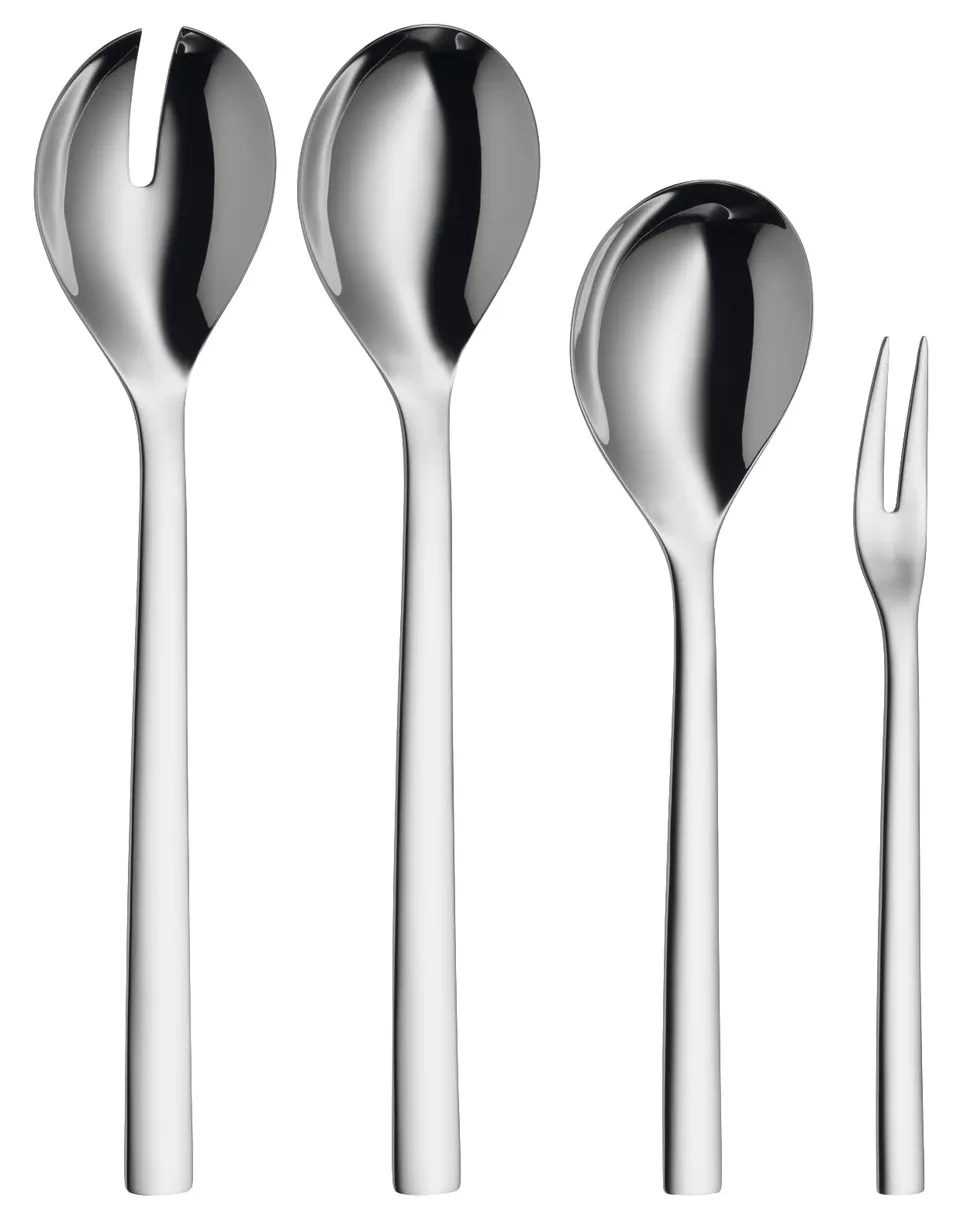 wmf-nuova-servierbesteck-set-4-teilig-salatbesteck-servierl-ffel-serviergabel-cr image 1