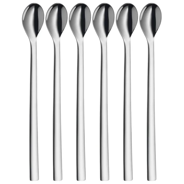 wmf-nuova-longdrinkl-ffel-6-teilig-lange-l-ffel-22-cm-aus-cromargan-edelstahl-po image 1