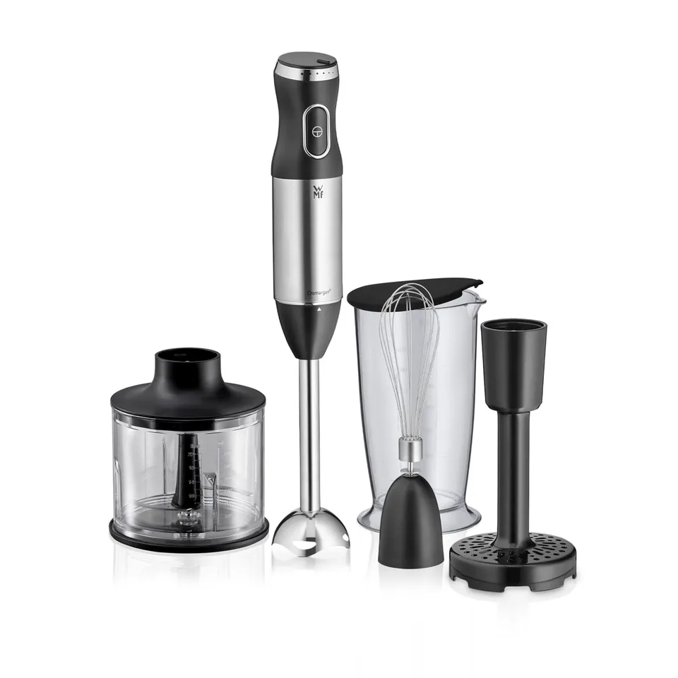 wmf-kult-x-stabmixer-set-5-teilig-600-w-p-rierstab-edelstahl-mit-schneebesen-sta image 1