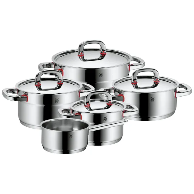 wmf-premium-one-topfset-induktion-5-teilig-kochtopf-set-mit-metalldeckel-cromarg image 1