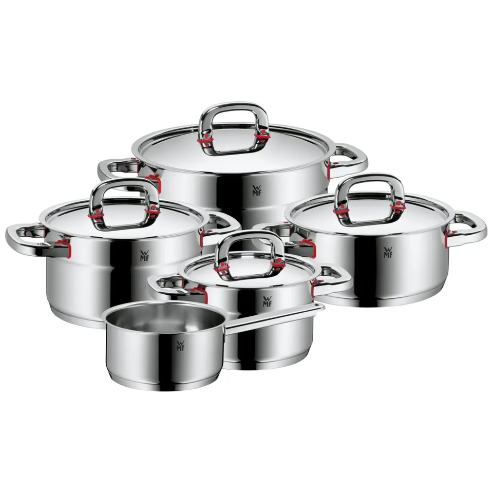 wmf-premium-one-topfset-induktion-5-teilig-kochtopf-set-mit-metalldeckel-cromarg image 1
