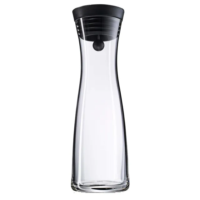 wmf-basic-wasserkaraffe-1-liter-aus-glas-mit-closeup-verschluss-und-silikondecke image 1