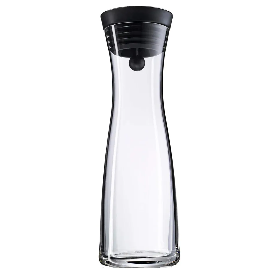 wmf-basic-wasserkaraffe-1-liter-aus-glas-mit-closeup-verschluss-und-silikondecke image 1
