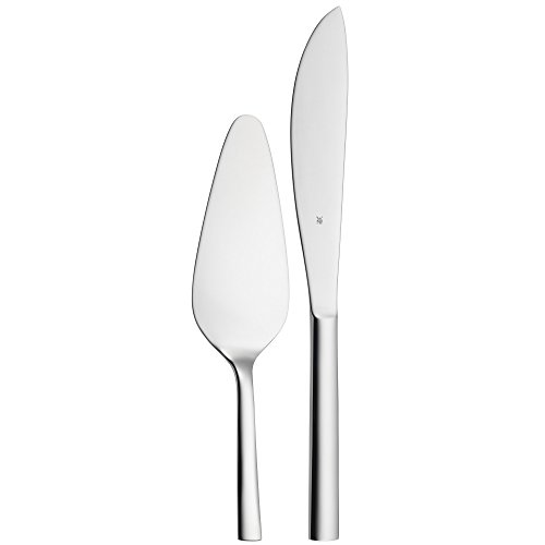 wmf-nuova-kuchenbesteck-set-2-teilig-tortenmesser-28-cm-und-tortenheber-23-cm-cr image 2