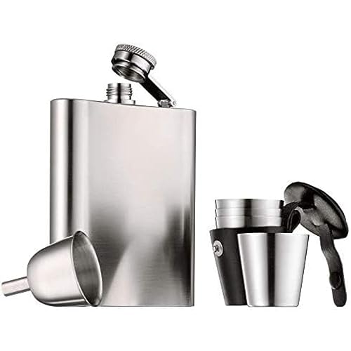 wmf-manhattan-flachmann-set-6-teilig-flachmann-200-ml-mit-trichter-und-4-schnaps image 2