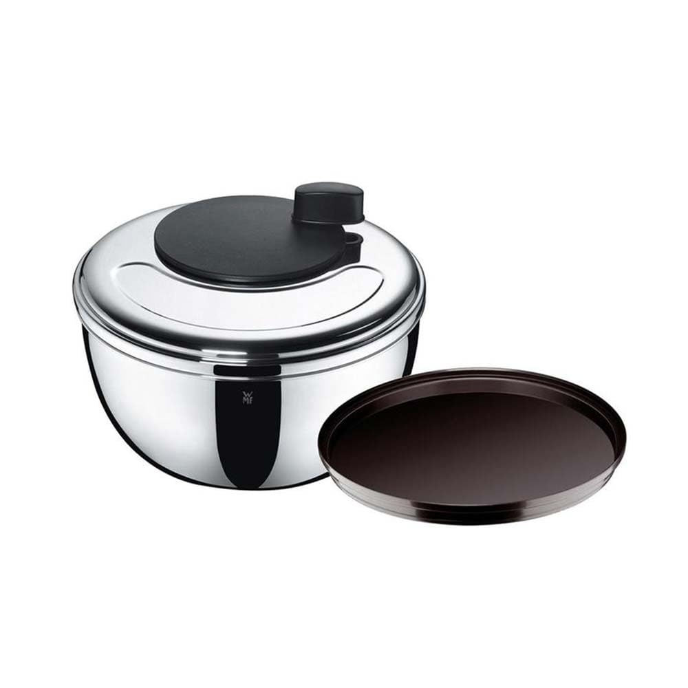 wmf-gourmet-salatschleuder-25-4-cm-mit-kurbelmechanismus-cromargan-edelstahl-pol image 1