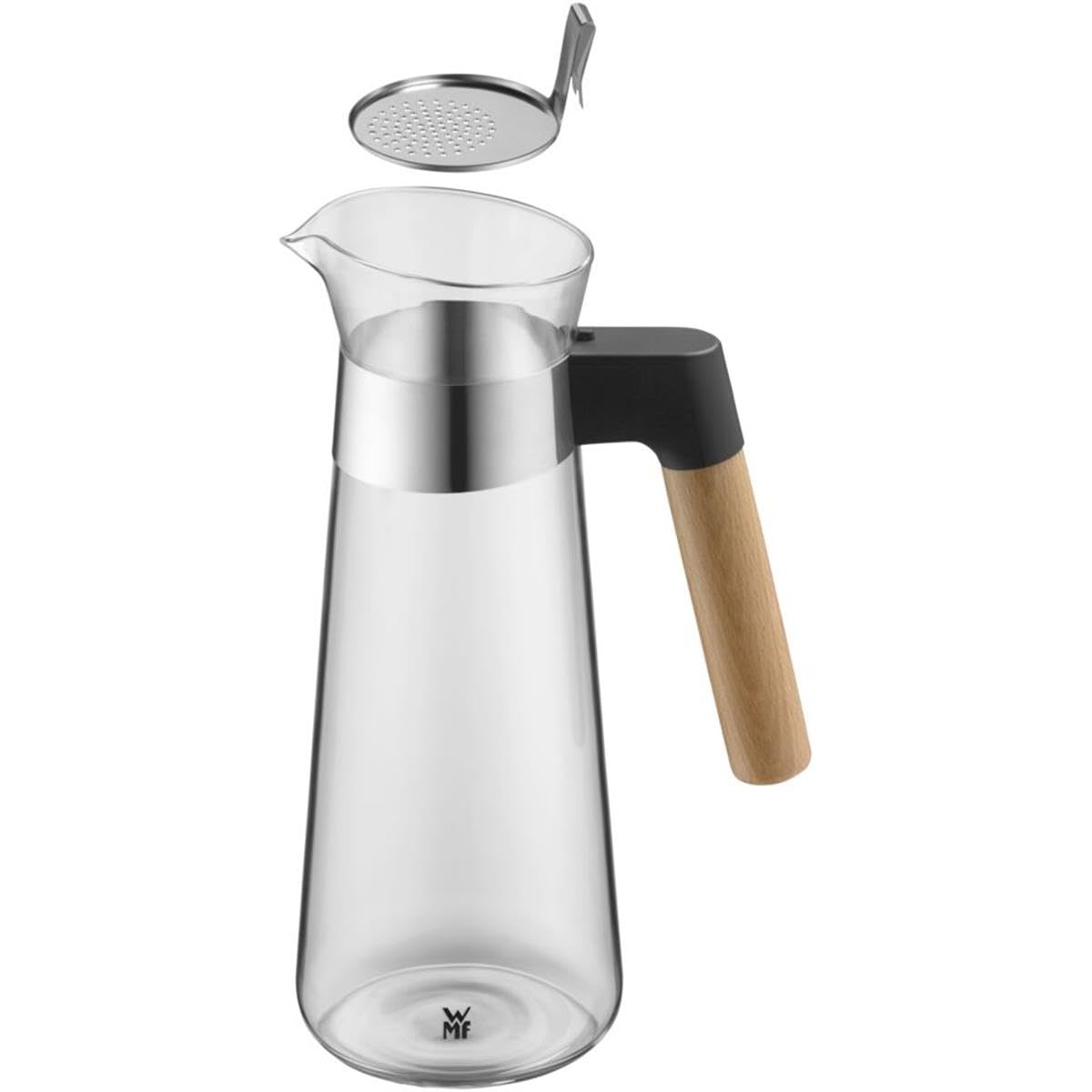 wmf-kineo-wasserkaraffe-1-liter-hitzebest-ndiges-glas-weite-ffnung-herausnehmbar image 5