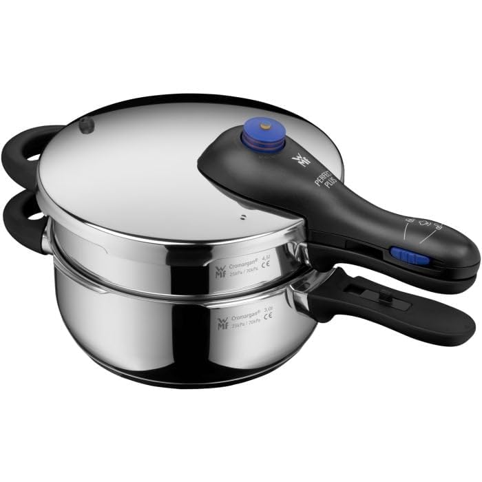 wmf-perfect-plus-one-pot-schnellkochtopf-set-2-teilig-4-5-l-topf-3-l-schnellbrat image 2