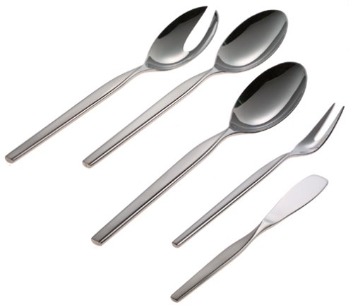 wmf-diva-besteck-set-5-teilig-edelstahl-18-10-hochglanzpoliert-mit-satinierten-g image 1