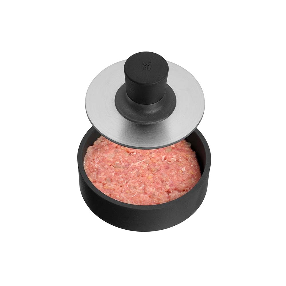 wmf-bbq-burgerpresse-12-5-cm-pattypresse-aus-cromargan-edelstahl-f-r-gleichm-ige image 3