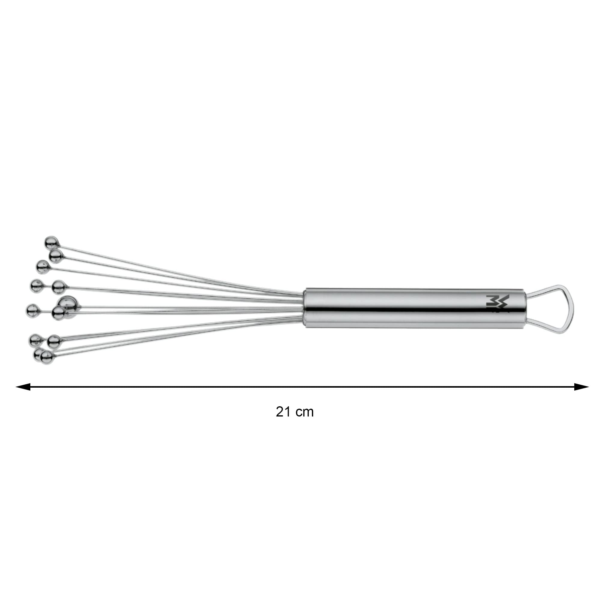 wmf-profi-plus-r-hrblitz-21-cm-mini-schneebesen-mit-edelstahl-kugeln-cromargan-e image 2