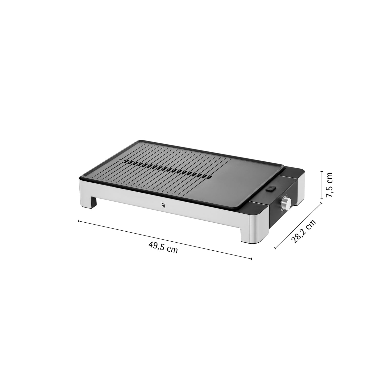 wmf-lono-tischgrill-flach-gerippt-elektrogrill-2300-w-mit-stufenloser-temperatur image 8