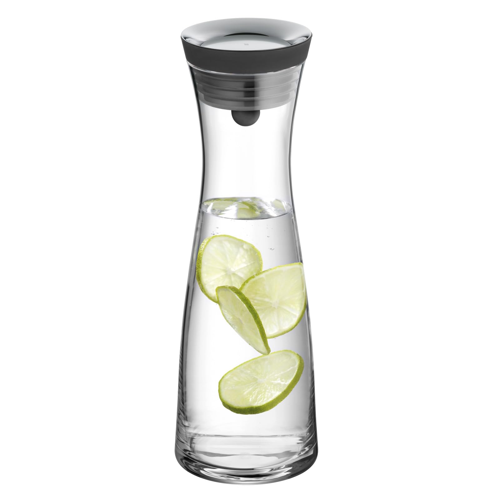 wmf-basic-wasserkaraffe-1l-mit-deckel-glaskaraffe-mit-closeup-verschluss-aus-cro image 6