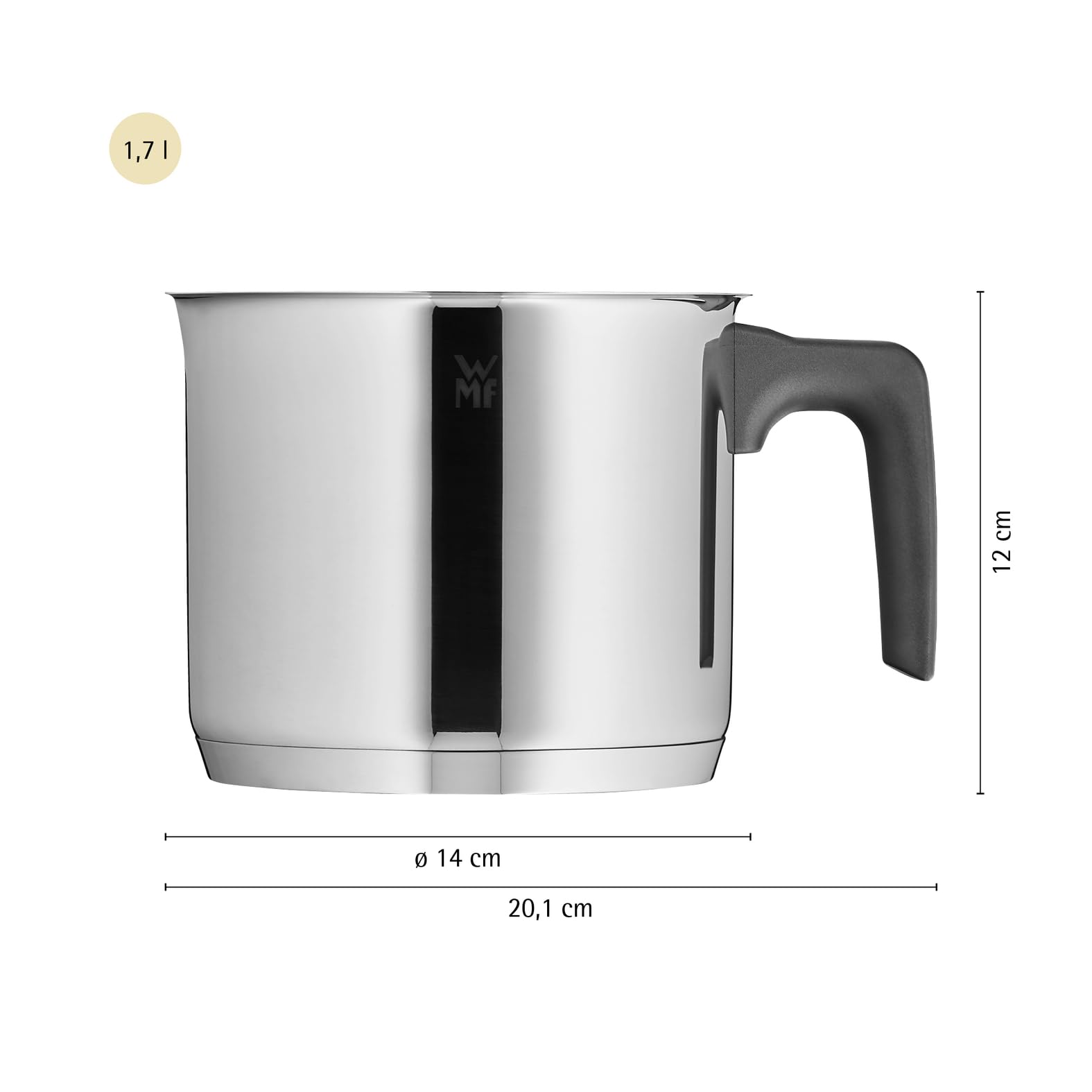 wmf-milchtopf-induktion-14-cm-ohne-deckel-1-7-l-cromargan-edelstahl-poliert-sch- image 8