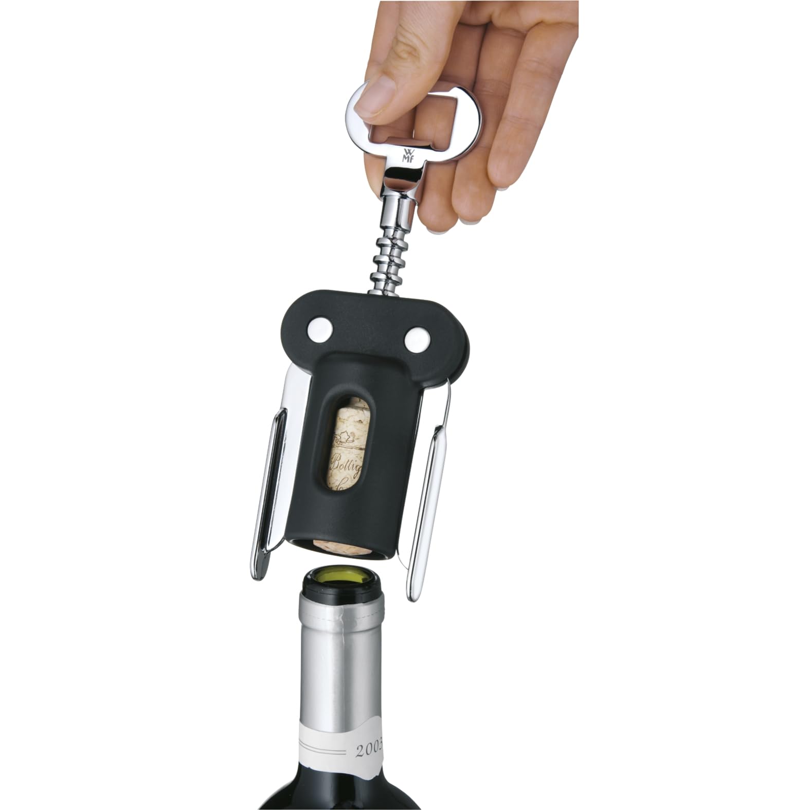 wmf-clever-more-hebelkorkenzieher-20-cm-weinflaschen-ffner-f-r-wein-und-prosecco image 4