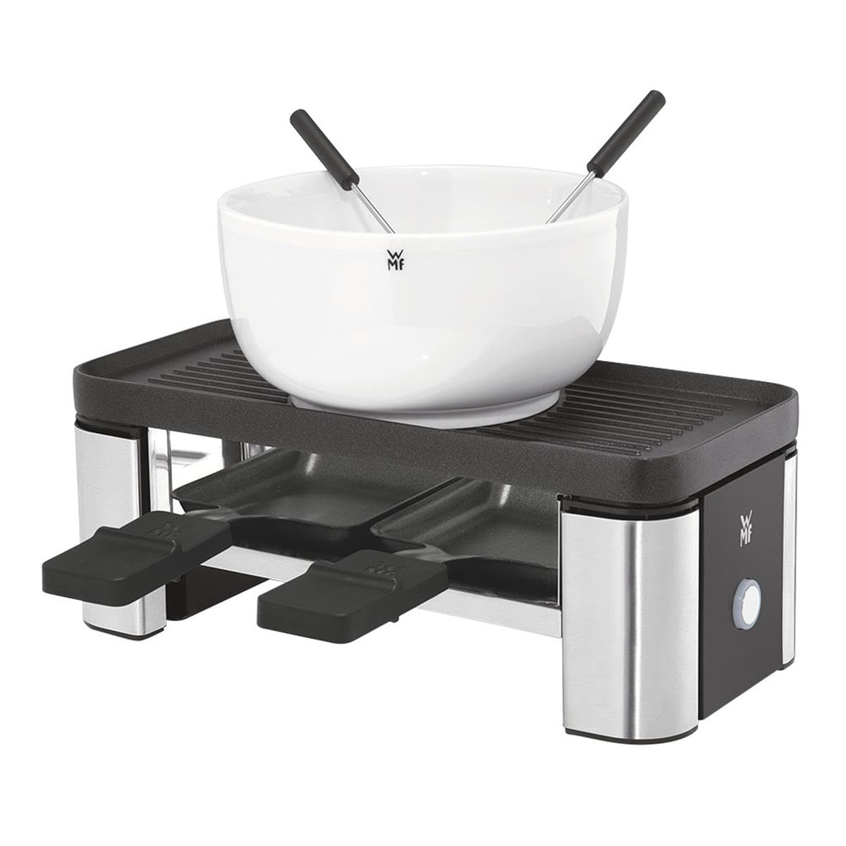 wmf-k-chenminis-raclette-und-schokofondue-f-r-2-personen-370-w-mit-keramiksch-ss image 1