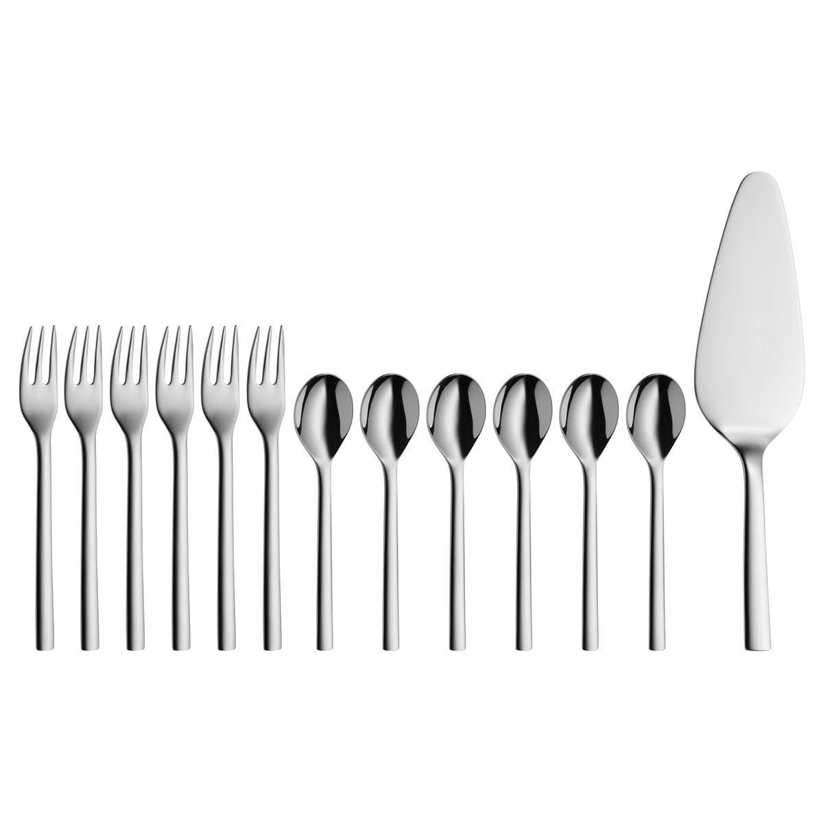 wmf-nuova-obst-und-kuchenbesteck-13-teilig-f-r-6-personen-kaffeel-ffel-kuchengab image 1