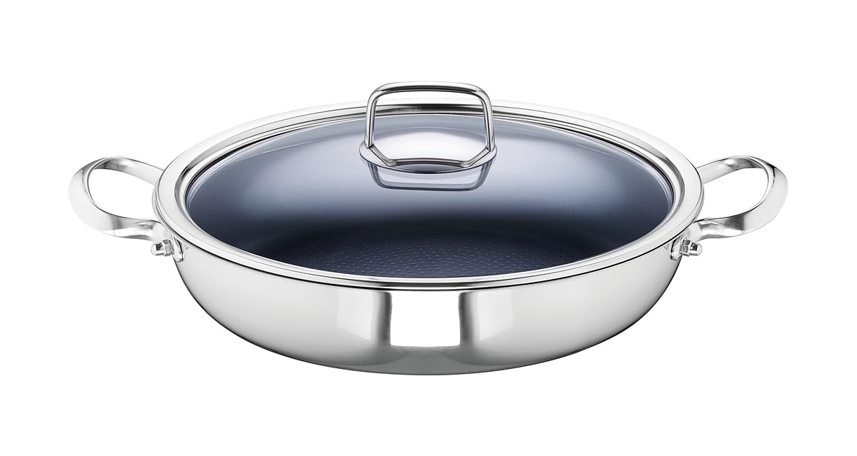 schulte-ufer-romana-i-schmorpfanne-28-cm-edelstahl-mit-xxstrong-diamond-antihaft image 1