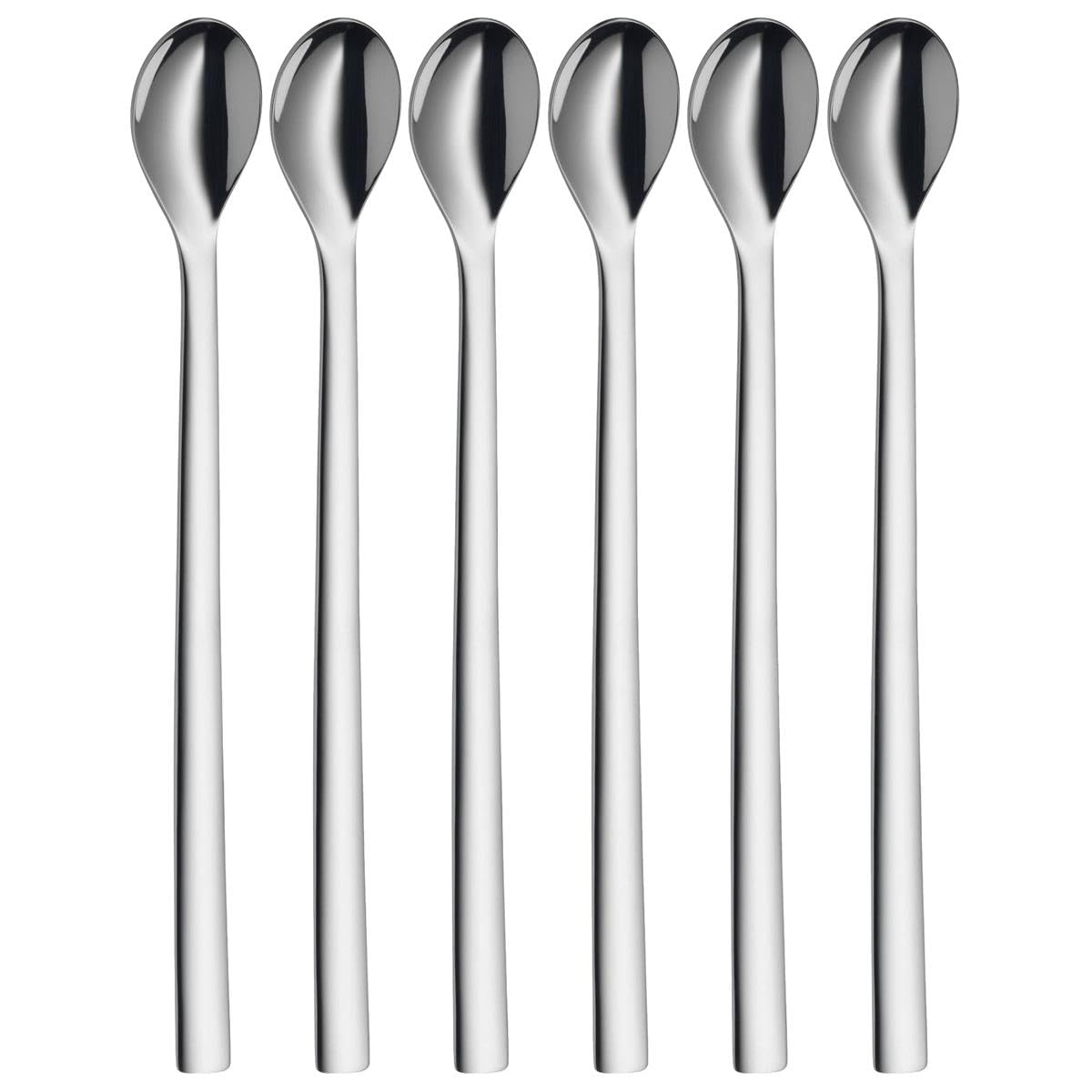 wmf-nuova-longdrinkl-ffel-6-teilig-lange-l-ffel-22-cm-aus-cromargan-edelstahl-po image 1