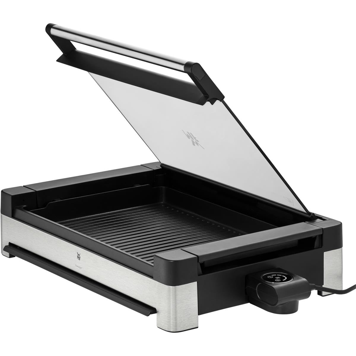 wmf-lono-tischgrill-elektrisch-2200-watt-mit-glasdeckel-antihaftbeschichteter-gr image 3
