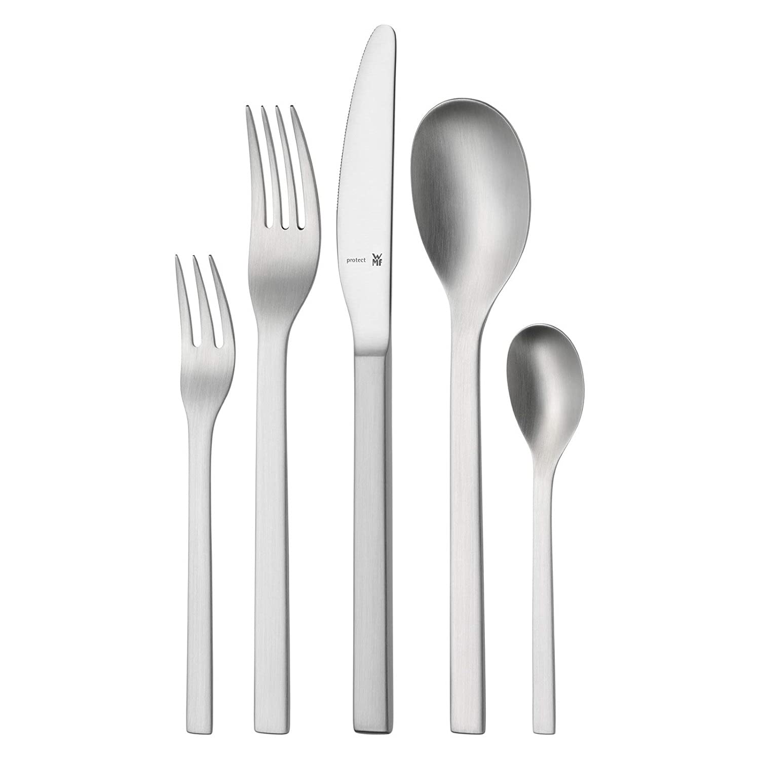 wmf-linum-besteck-set-30-teilig-f-r-6-personen-cromargan-protect-mattiert-kratzb image 1