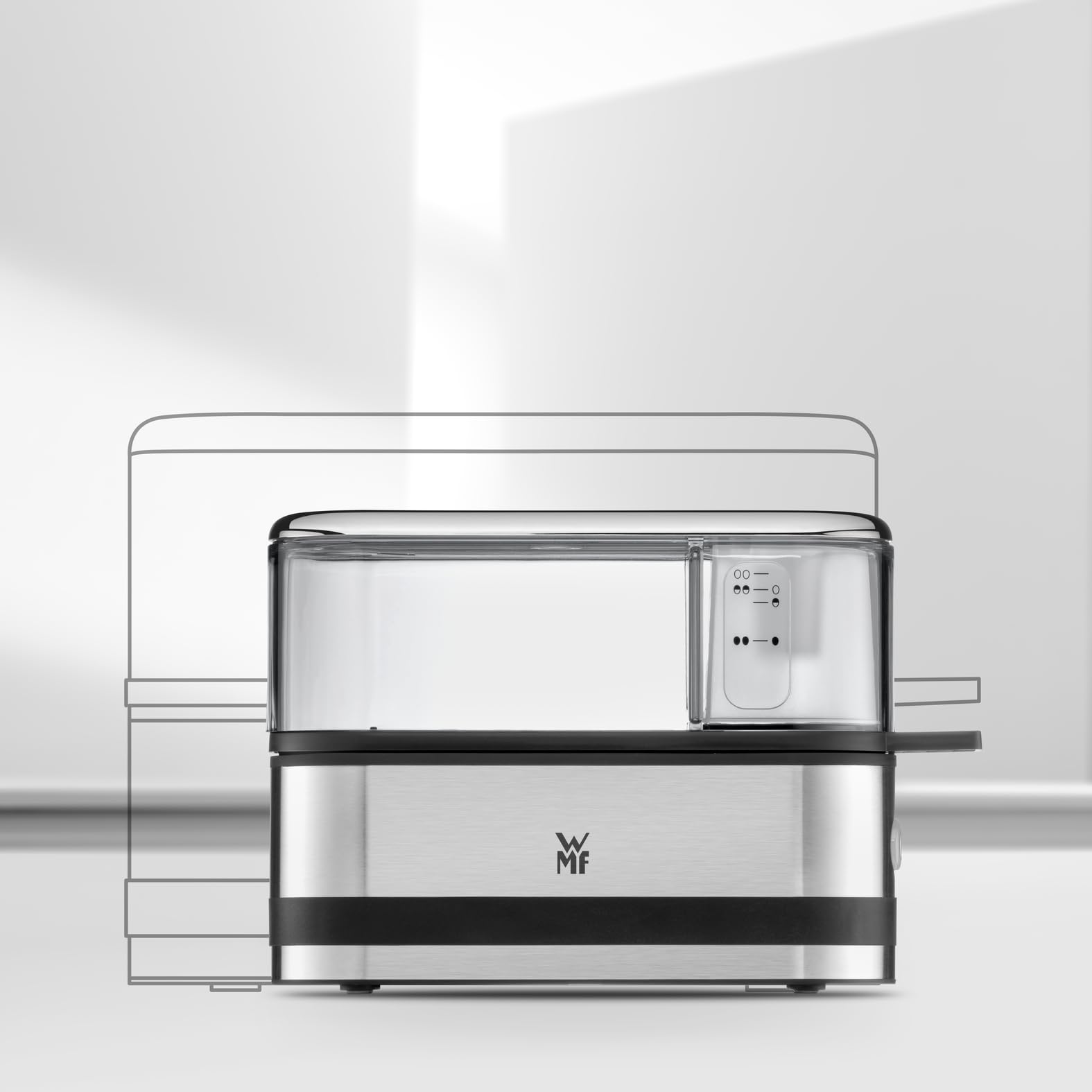 wmf-k-chenminis-eierkocher-f-r-1-2-eier-cromargan-edelstahl-matt-250-w-mit-messb image 2
