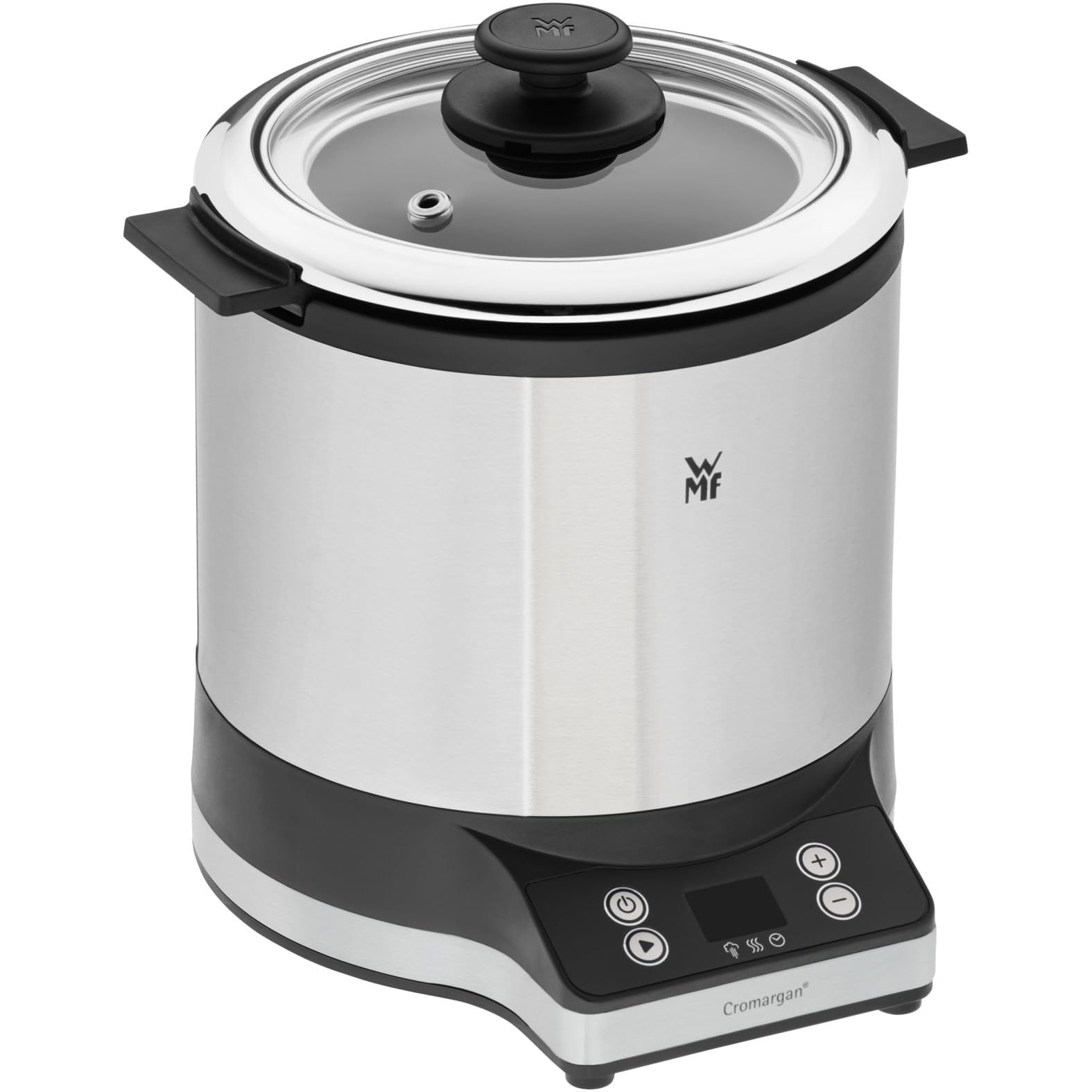 wmf-k-chenminis-reiskocher-220-w-1-l-mit-dampfgaraufsatz-und-to-go-box-cromargan image 1