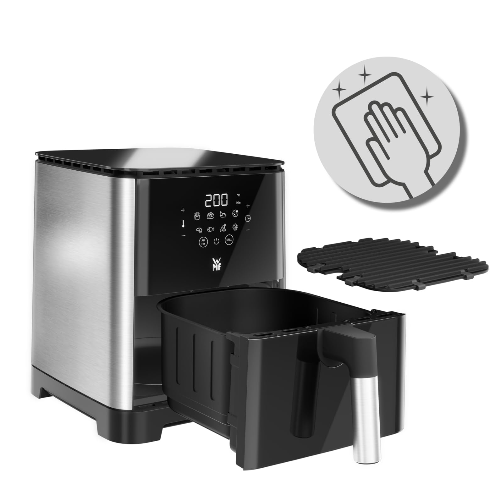 wmf-multi-taste-hei-luftfritteuse-4-6-l-1550-w-airfryer-mit-8-programmen-air-flo image 3