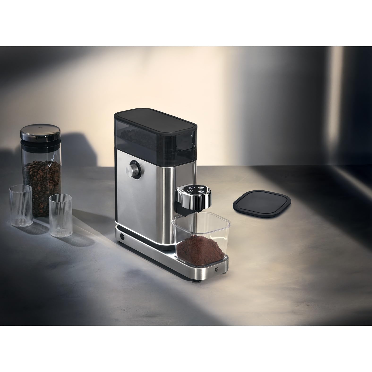 wmf-lumero-espressom-hle-elektrisch-150-watt-40-mahlgrade-led-touch-tasten-konis image 2
