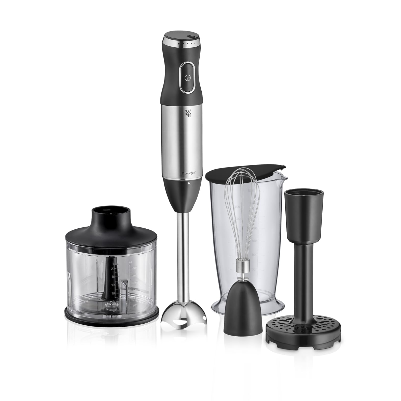wmf-kult-x-stabmixer-set-5-teilig-600-w-p-rierstab-edelstahl-mit-schneebesen-sta image 1
