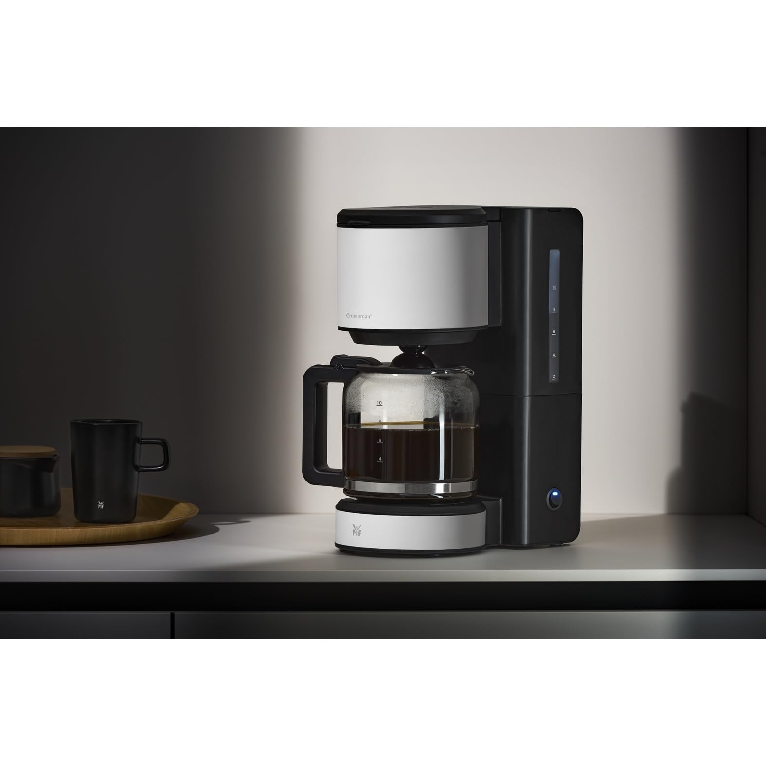 wmf-stelio-aroma-filterkaffeemaschine-mattwei-cromargan-edelstahl-glaskanne-1-25 image 2