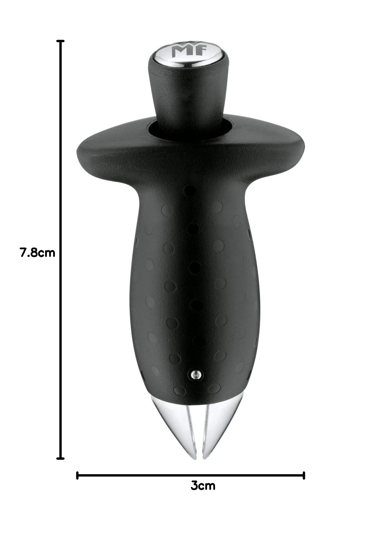 wmf-top-tools-strunkentferner-9-5-cm-erdbeer-und-tomatenstrunkentferner-cromarga image 3