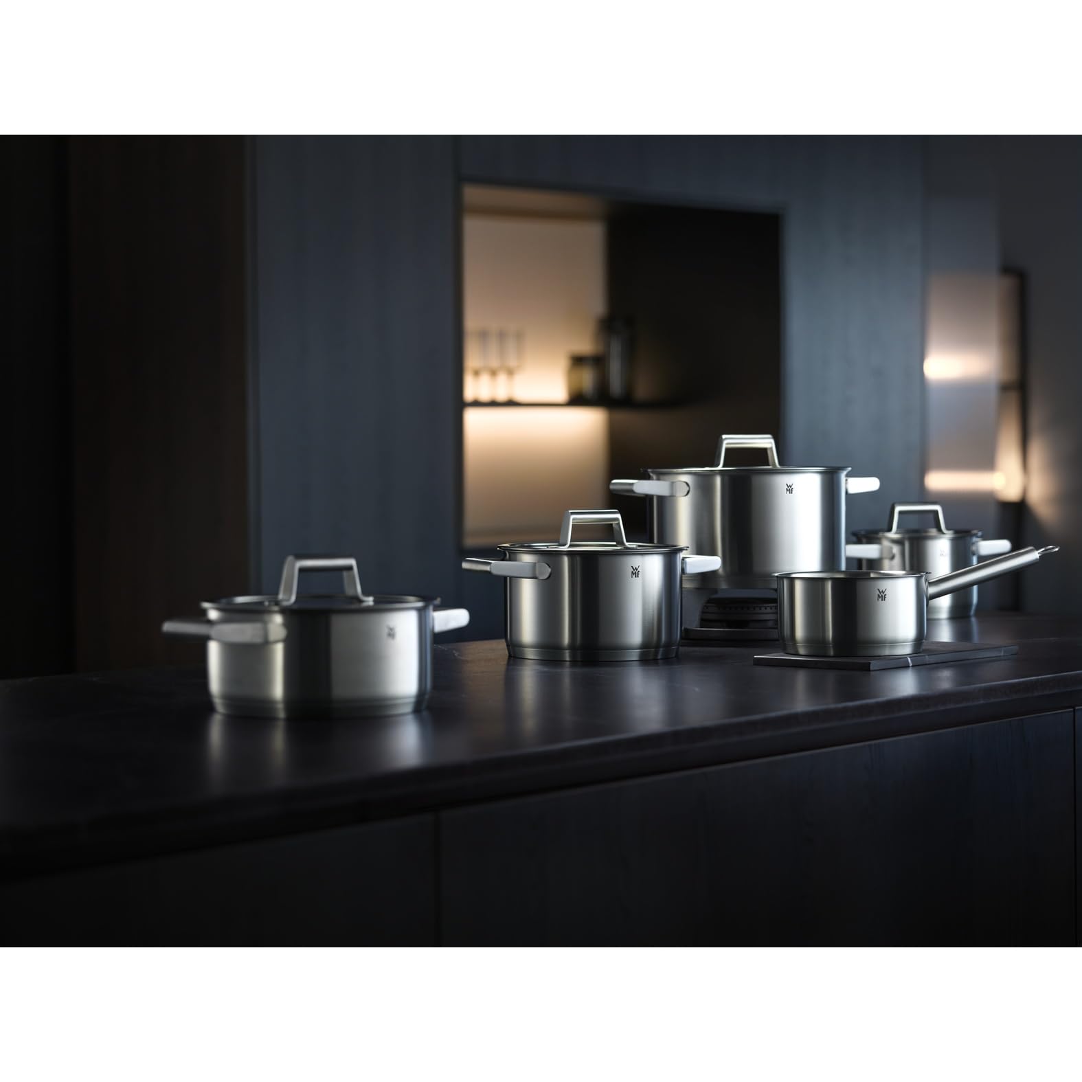 wmf-premium-one-topfset-induktion-5-teilig-kochtopf-set-mit-metalldeckel-cromarg image 2