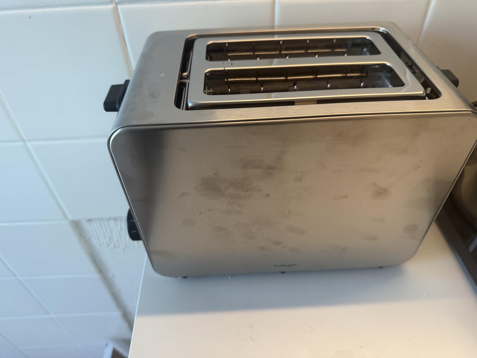 Toastet ungleichmäßig