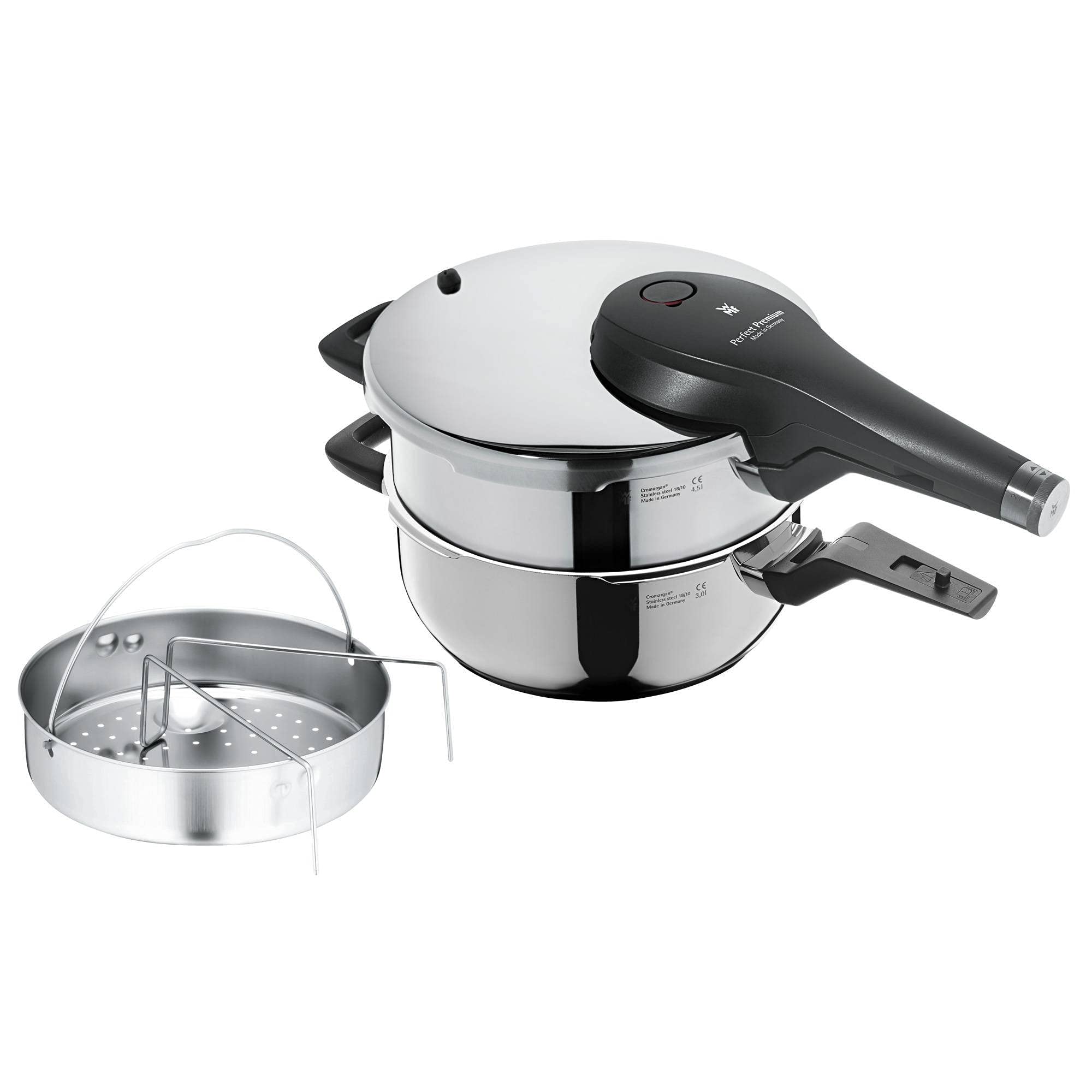 wmf-perfect-premium-schnellkochtopf-set-3-teilig-4-5-l-3-0-l-mit-einsatz-set-22- image 1